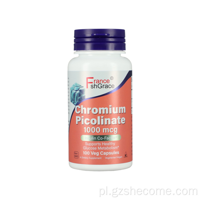 Chromum picolinate Health Metabolizm Współczynniki Capsule